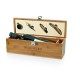 Conjunto para Vinho em bambu Personalizado
