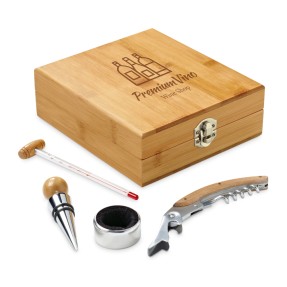 Kit Vinho 4 Peças Personalizado para Brindes