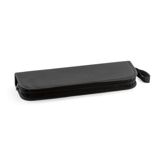 Kit churrasco em Inox e Madeira com estojo Personalizado