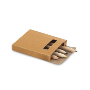 Kit para Colorir com 6 Mini Lápis Personalizado