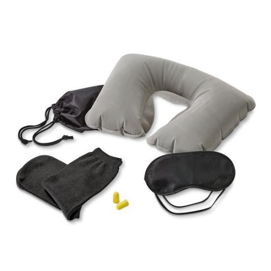 Kit de Viagem Almofada de Pescoço Personalizado para Brindes
