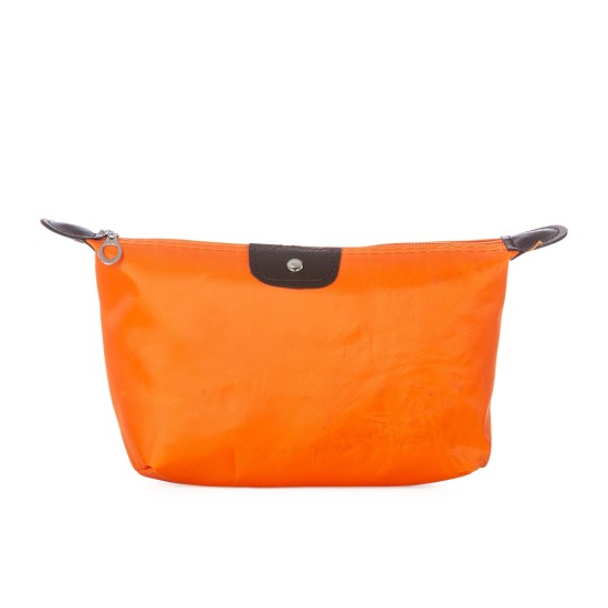 Necessaire de Nylon com Detalhes em Couro Sintético Personalizada