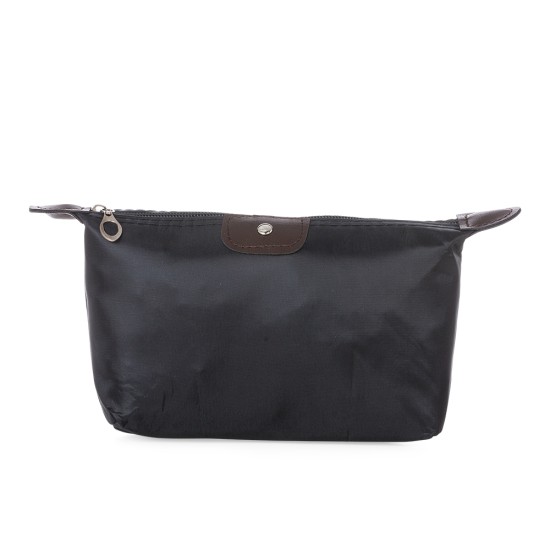 Necessaire de Nylon com Detalhes em Couro Sintético Personalizada