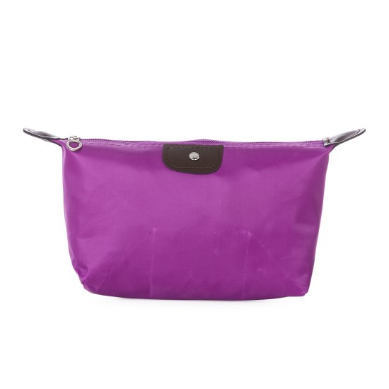 Necessaire de Nylon com Detalhes em Couro Sintético Personalizada