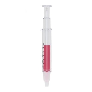 Caneta Rosa Marca Texto Formato Seringa Para Brindes Personalizados