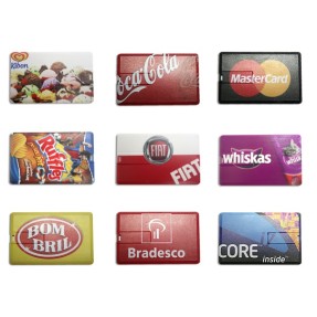 Pen Drive Personalizado 4GB em Formato de Cartão