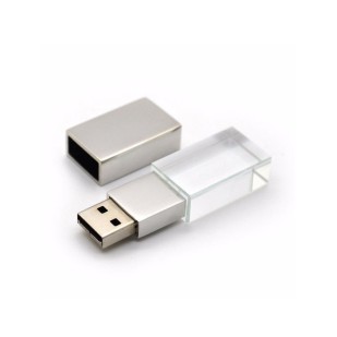 Pen Drive de Vidro Personalizado