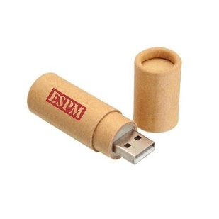 Pen Drive Ecológico de Papelão Formato Tubo Personalizado