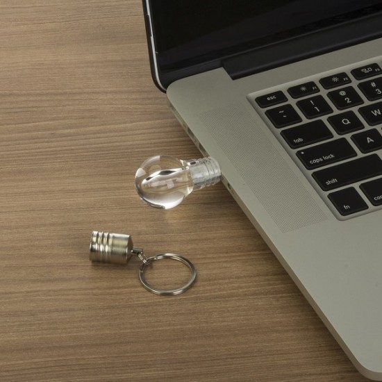 Pen Drive Formato Lâmpada Personalizado para Brindes
