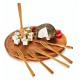 Conjunto para petiscos em Bambu Personalizado para Brindes