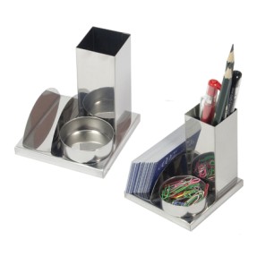 Porta Canetas em Inox Personalizado