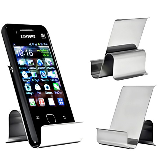 Porta Celular em Inox Personalizado