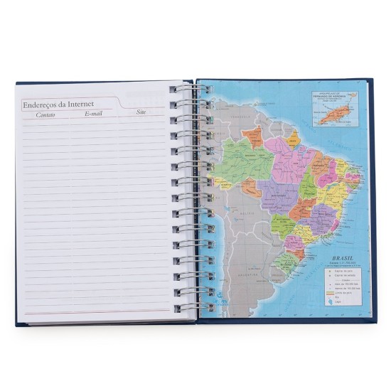Agenda Diária Wire-o Personalizada