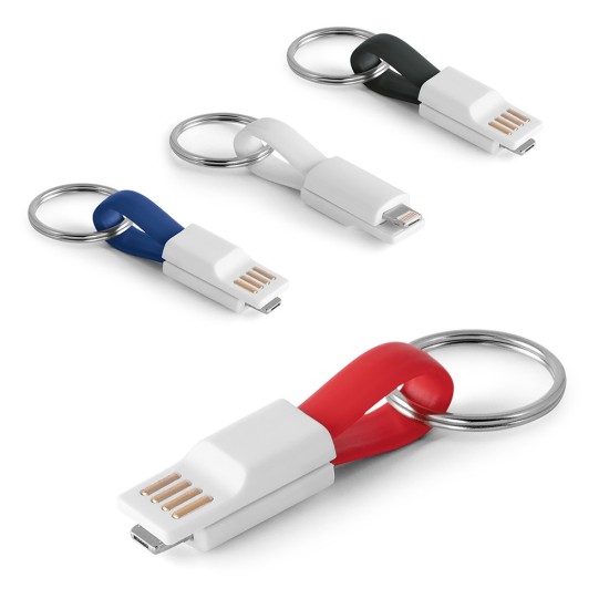 Cabo USB com Conector 2 em 1 Personalizado