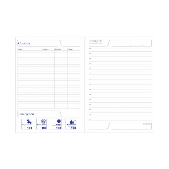 Caderno Grande em Percalux Personalizado para Brindes