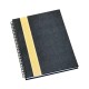 Caderno Grande Grafite com Faixa Personalizado