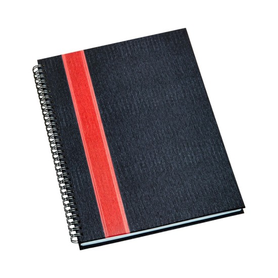 Caderno Grande Grafite com Faixa Personalizado
