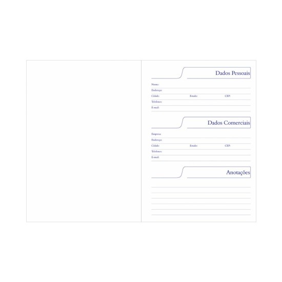 Caderno Pequeno em Percalux Personalizado