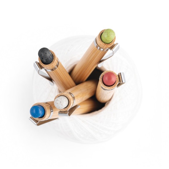 Caneta de Bambu Personalizada