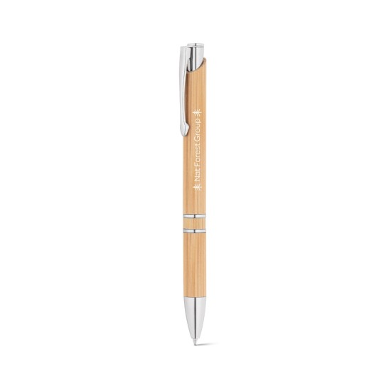 Caneta de Bambu Personalizada