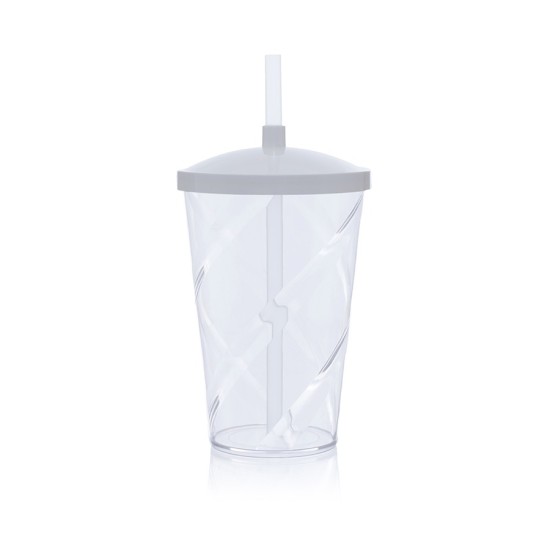 Copo Com Canudo 750ml Personalizado