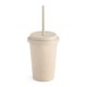 Copo de Bambu 450ml com Canudo Personalizado