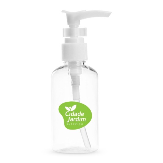Frasco plástico 75ml Personalizado