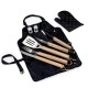 Kit Churrasco 8 Peças Que Vira Avental Personalizado