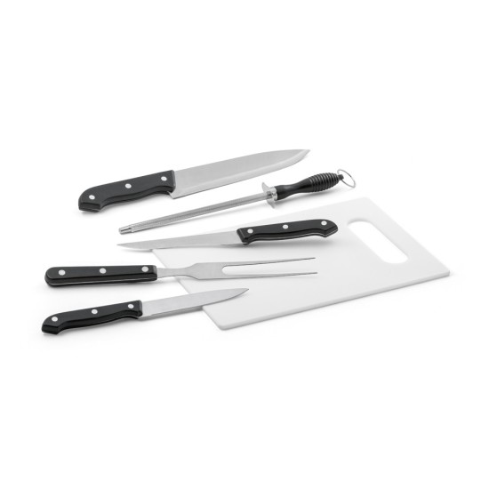 Kit churrasco com Tábua e 5 peças Personalizado