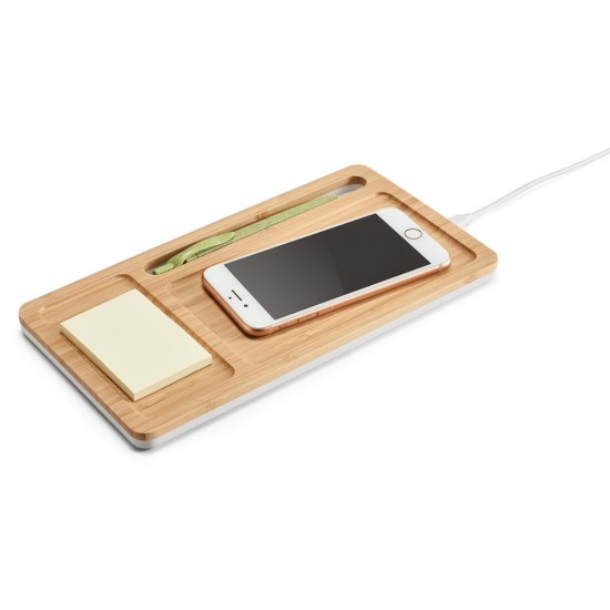 Organizador de Secretária Personalizado com Carregador Wireless