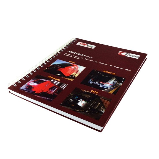 Caderno 18x25cm com Capa Dura Personalizado