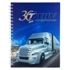 Caderno 18x25cm com Capa Dura Personalizado