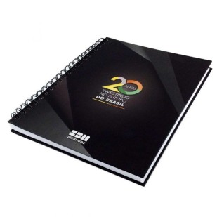 Caderno 21x28cm com Capa Dura Personalizado