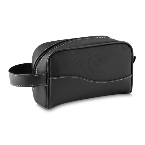 Necessaire em Couro Sintético e Nylon Personalizado