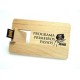 Pen Drive Ecológico Formato Cartão Personalizado