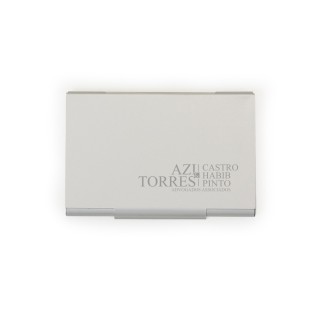 Porta Cartão em Alumínio Personalizado para Brindes