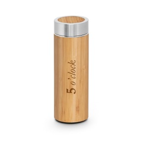 Squeeze Garrafa Térmica em Bambu Personalizada