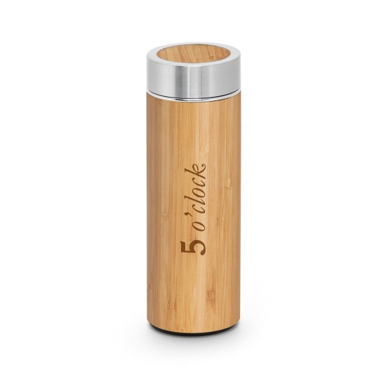 Squeeze Garrafa Térmica em Bambu Personalizada