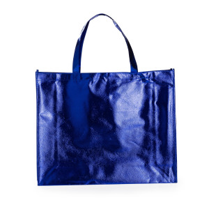 Sacola TNT Metalizada 50x40x14 cm Personalizada com Botão