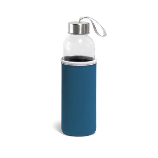 Squeeze 520ml de Vidro e Aço Inox Personalizado