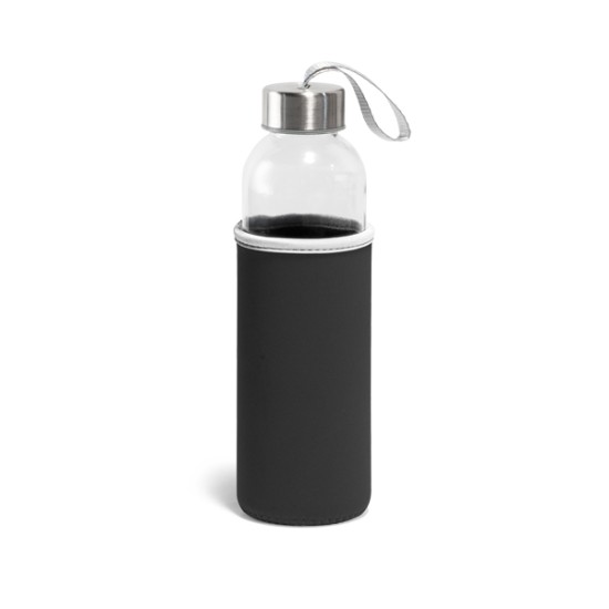 Squeeze 520ml de Vidro e Aço Inox Personalizado