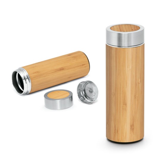 Squeeze Garrafa Térmica em Bambu Personalizada