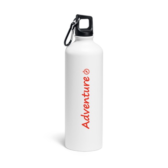 Squeeze de Alumínio com Mosquetão Personalizado para Brindes