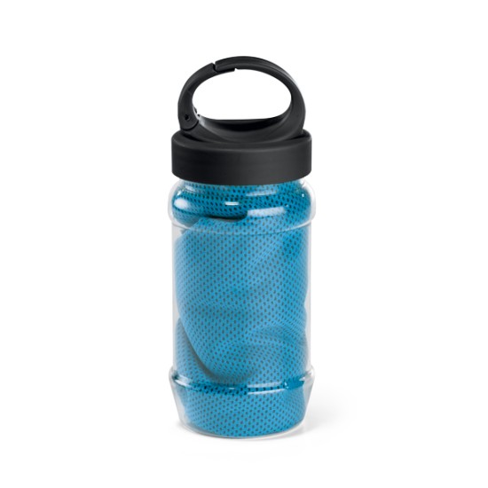 Toalha com Garrafa Personalizada para Brindes