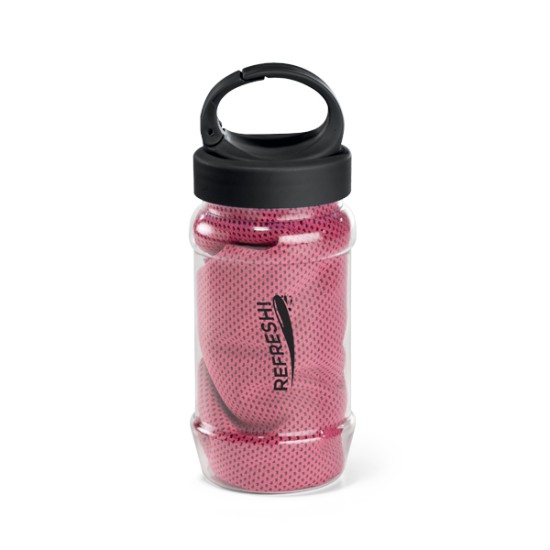 Toalha com Garrafa Personalizada para Brindes