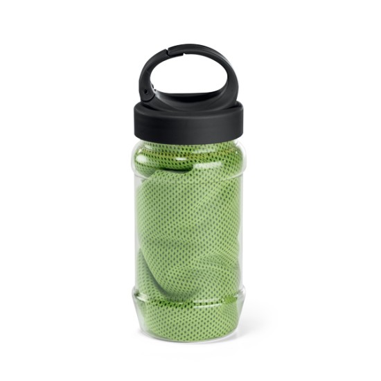 Toalha com Garrafa Personalizada para Brindes