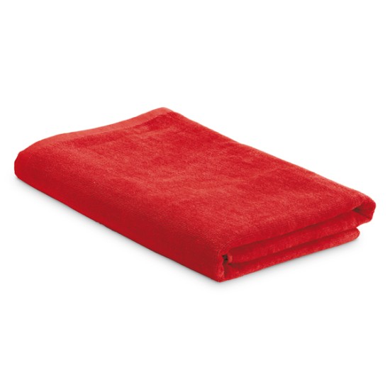 Toalha de Praia em Algodão Personalizada com Sacola em Non-Woven